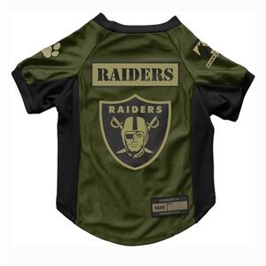 NFL Las Vegas Raiders Valor Stretch Dog Jersey, Size: Small- NWT